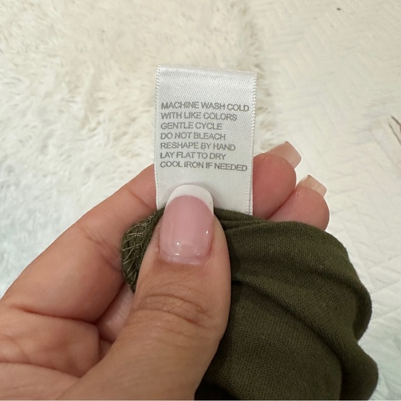 Stitchdrop Army Uniform Green Cotton Midi Dress | Size M - Picture 10 of 11